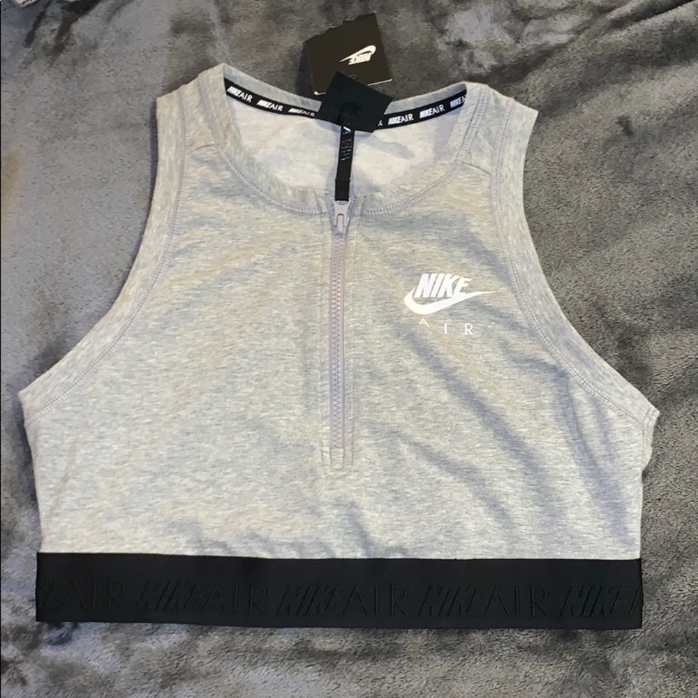 Nike Zip Crop Tank
